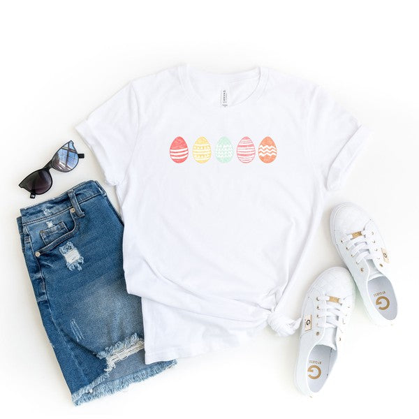 Easter Eggs Short Sleeve Graphic Tee