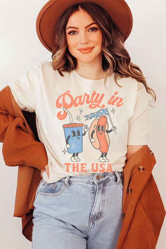 Party In The USA Snacks Tee