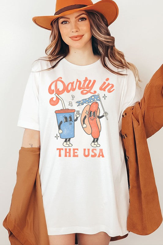 Party In The USA Snacks Tee