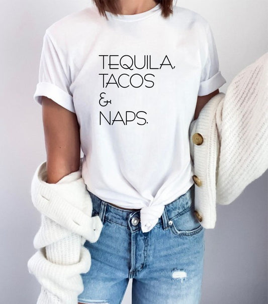 Tequila, Tacos & Naps Tee