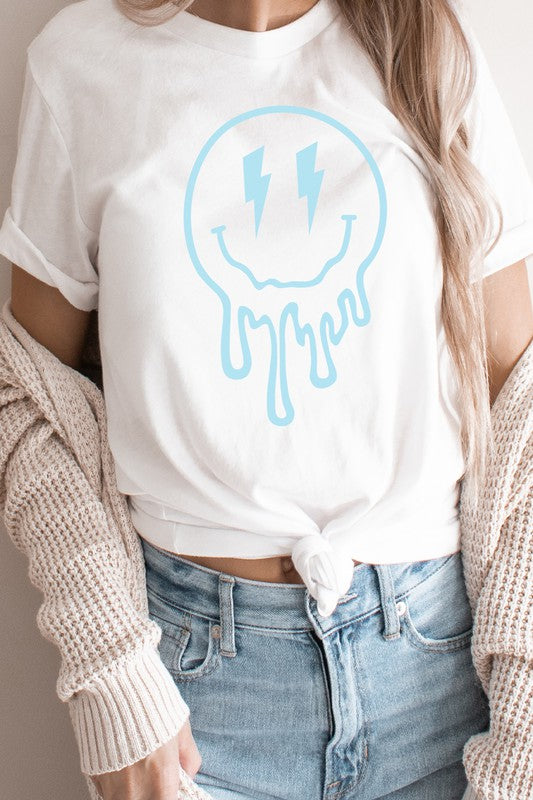 Melting Smiley Face Tee
