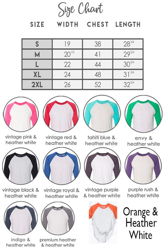 Easter One Groovy Chick Graphic Raglan
