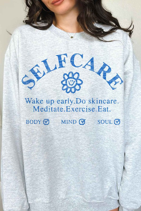 Self Care Oversized Sweatshirt