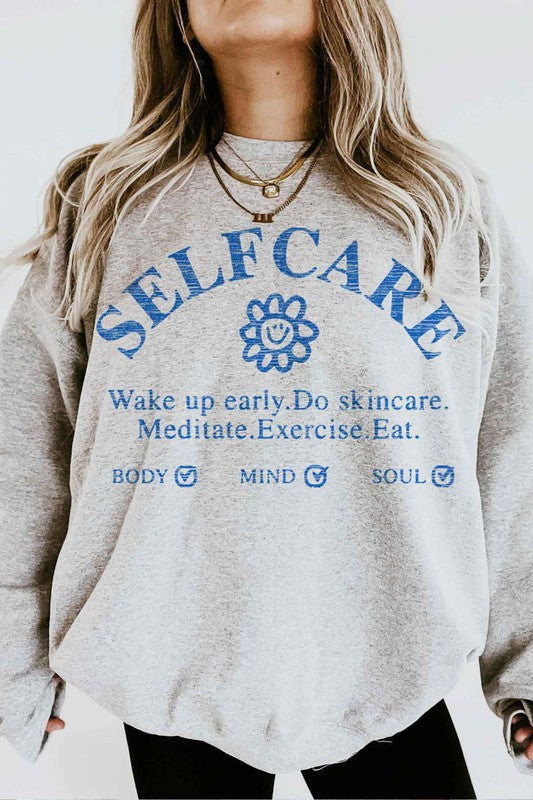 Self Care Oversized Sweatshirt