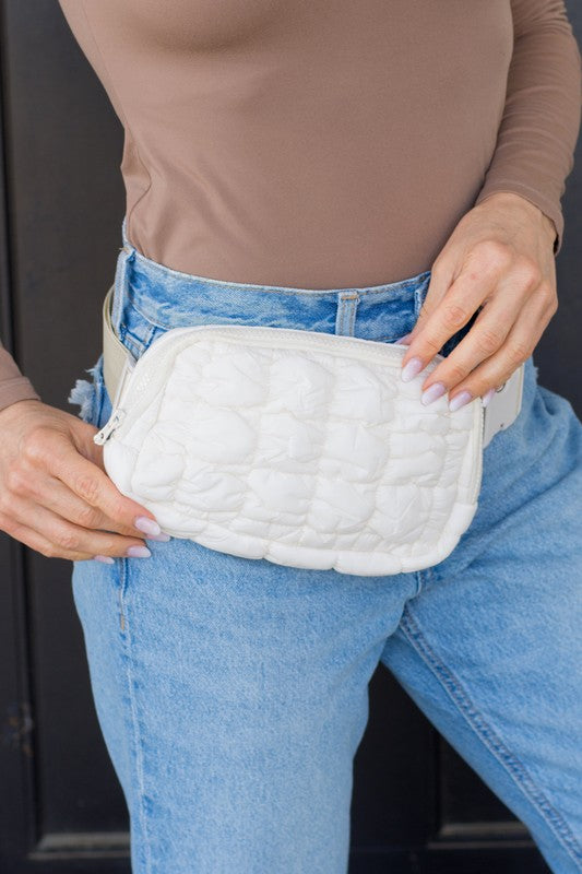 Anya Quilted Puffer Bag