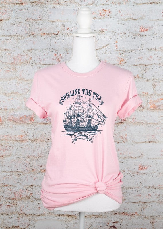 Spilling The Tea Since 1773  Softstyle Tee
