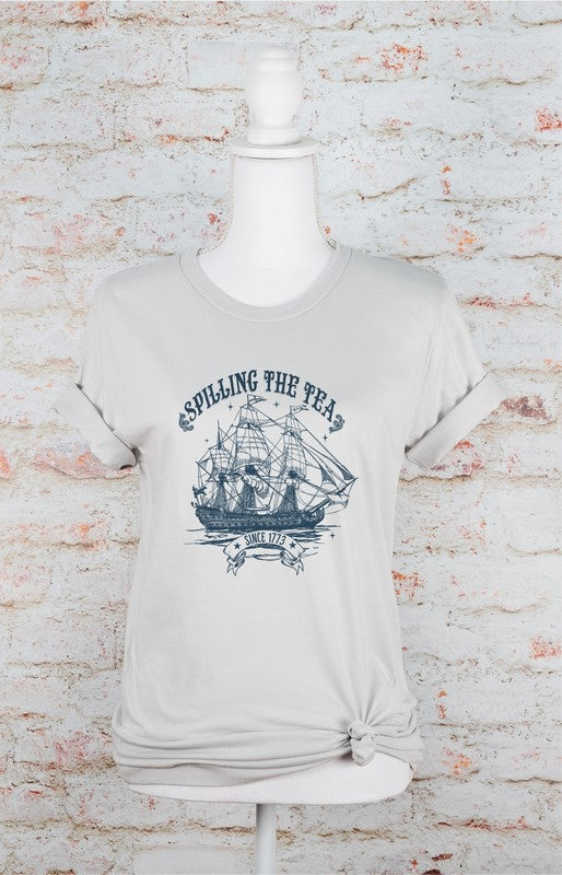 Spilling The Tea Since 1773  Softstyle Tee