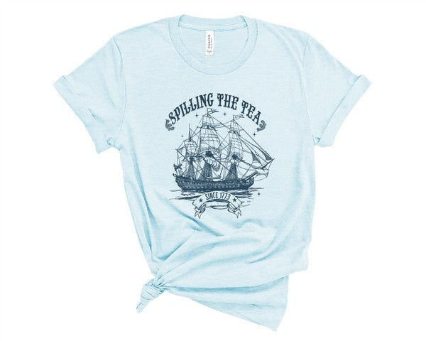 Spilling The Tea Since 1773  Softstyle Tee
