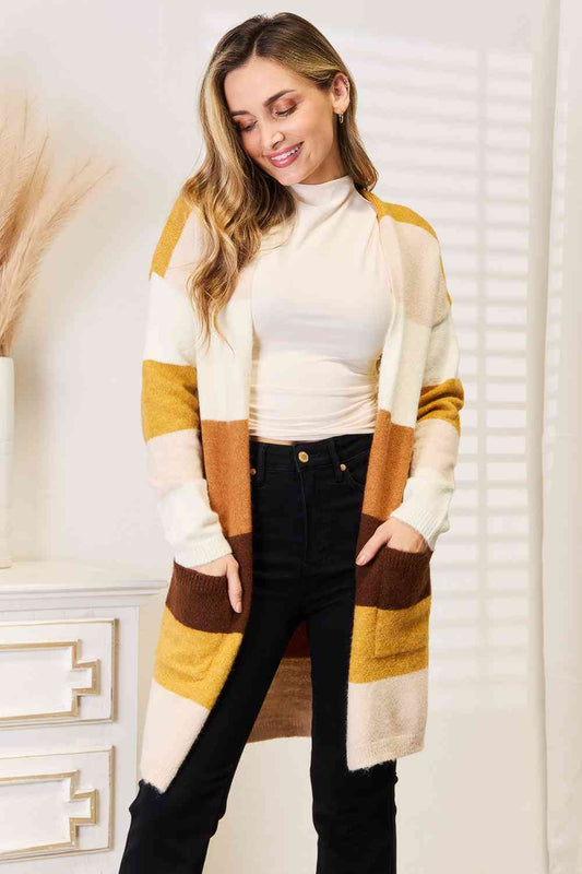 Devin Color Block Cardigan