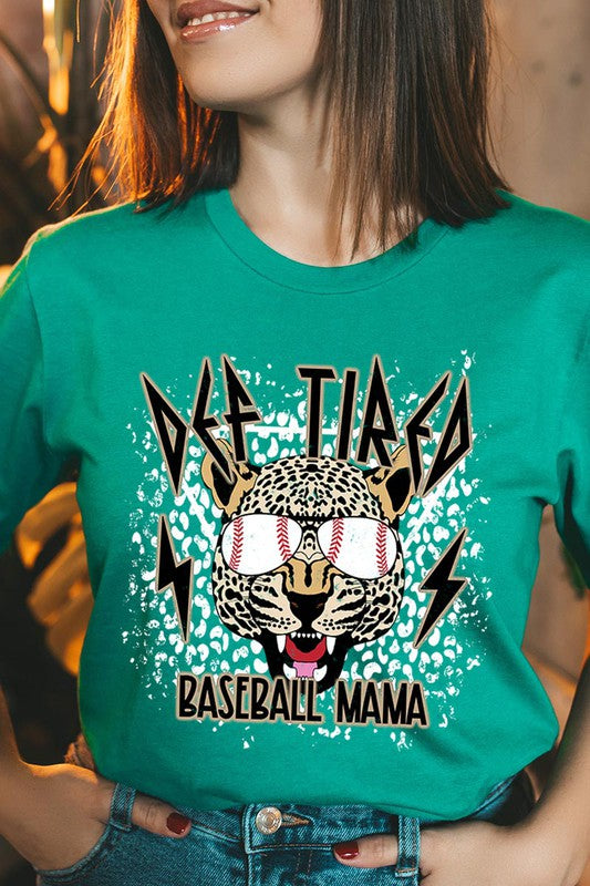 Def Tired Baseball Mama Tee