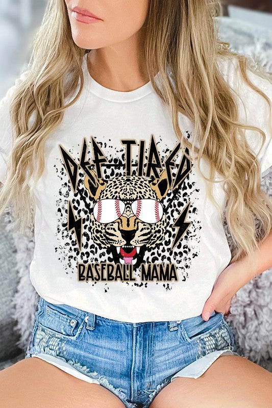 Def Tired Baseball Mama Tee