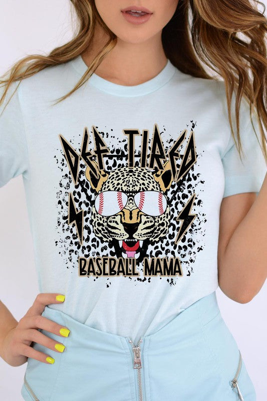 Def Tired Baseball Mama Tee