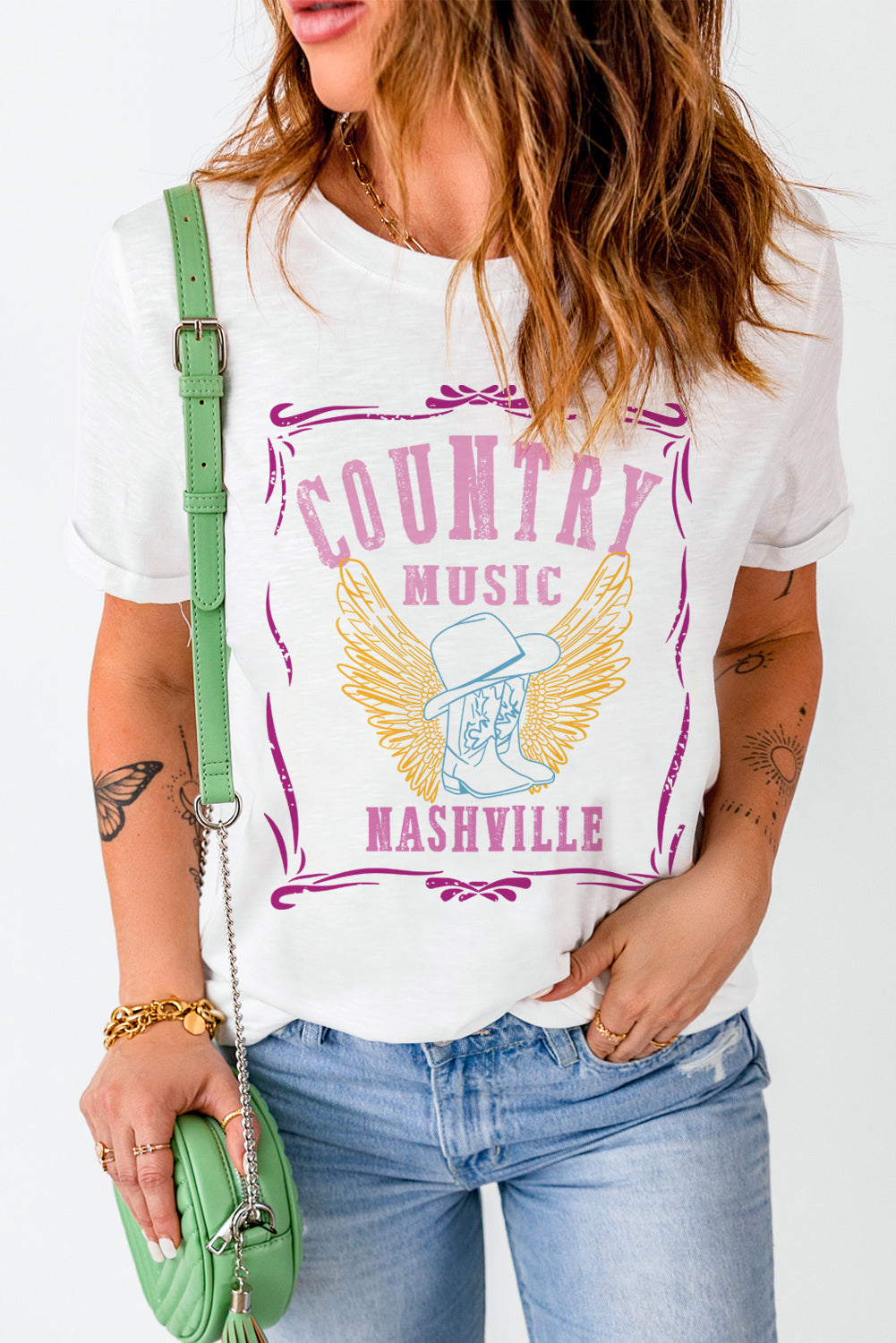 Pink Nashville Tee