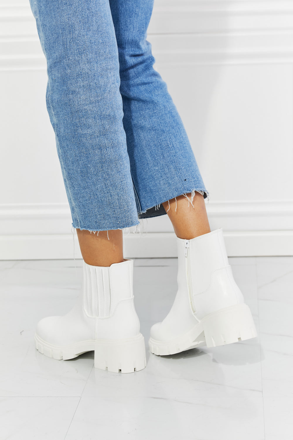 Sheridan Boots in White