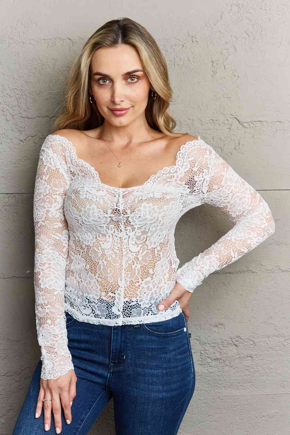 Isabella Lace Top