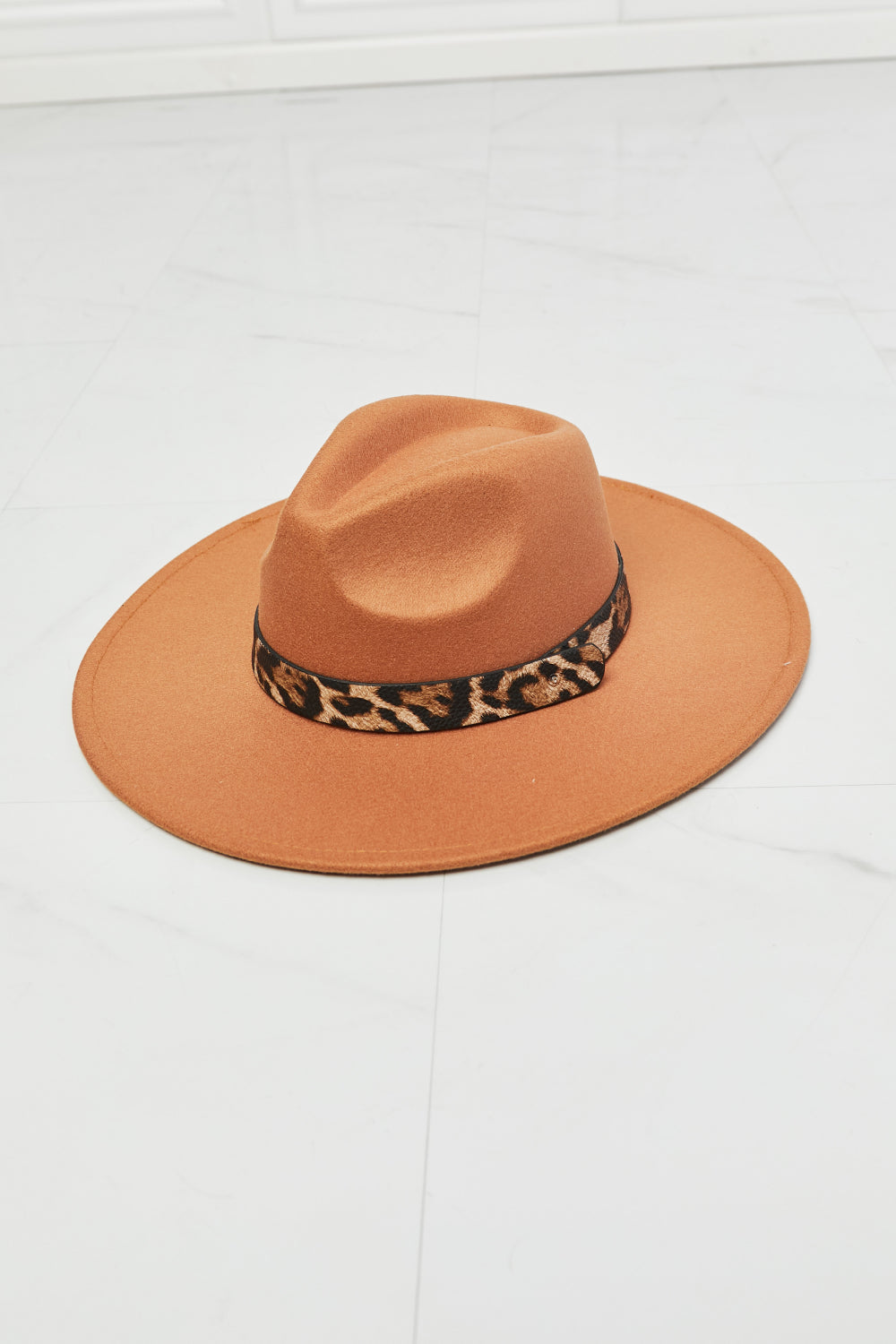Galia Leopard Fedora Hat