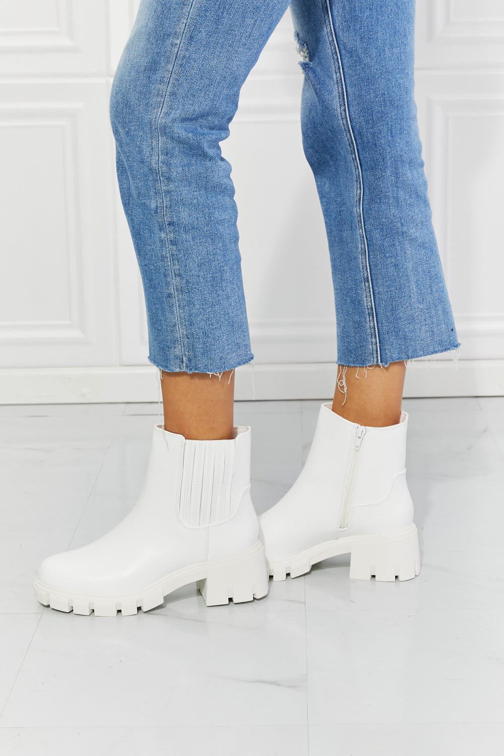 Sheridan Boots in White