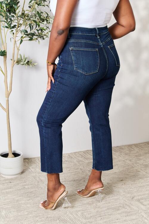 Shana Raw Hem Straight Jeans