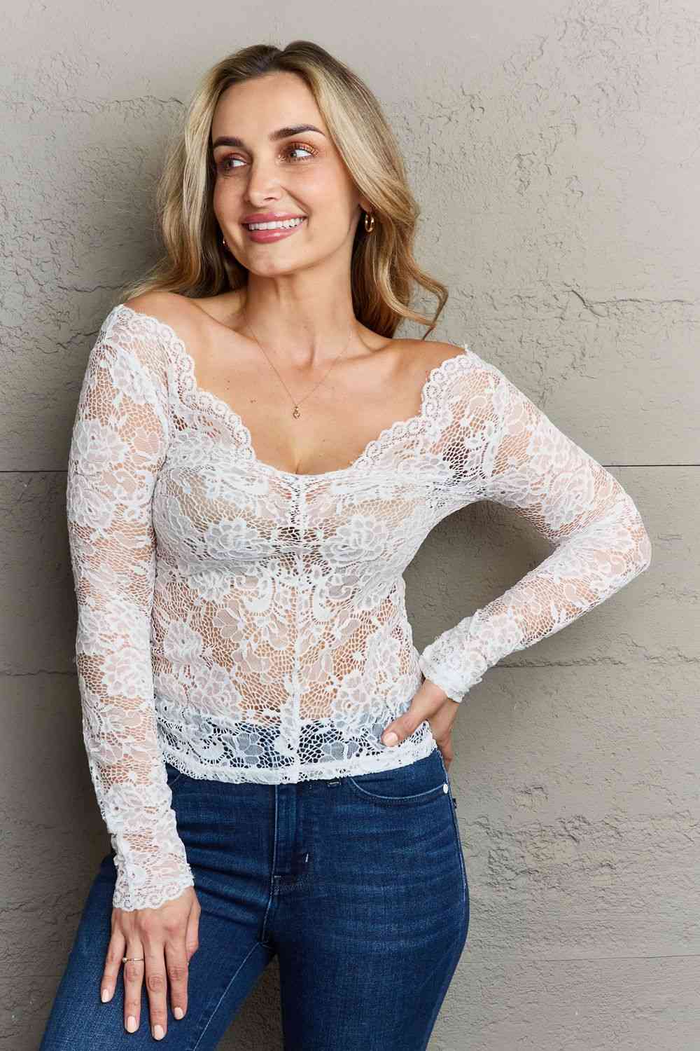 Isabella Lace Top